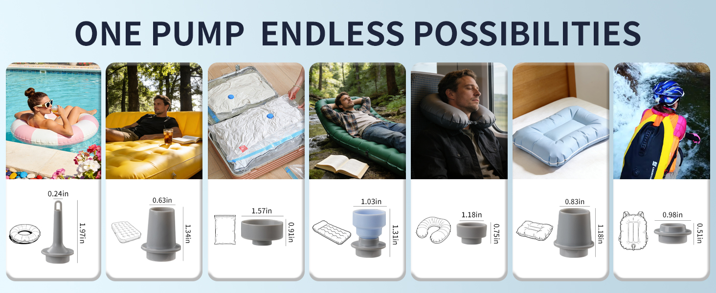 ONE PUMP ENDLESS POSSIBILITIES