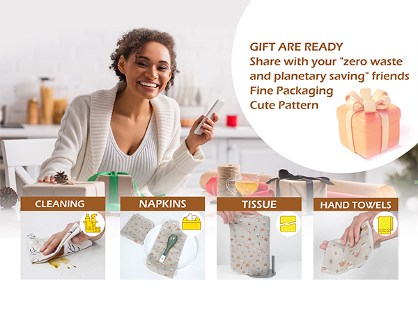 reusable paper towels roll cotton