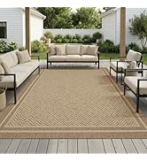 MontVoo-Outdoor Rug-Patio Rug 8x10 Polypropylene Indoor Outdoor Rug Outdoor Carpet for Patio Deck...