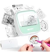 iDPRT Portable Sticker Maker Machine with 1 Roll Sticker Paper, Mini Printer Efficiently and Quic...