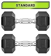 17.5 lb dumbbells set of 2