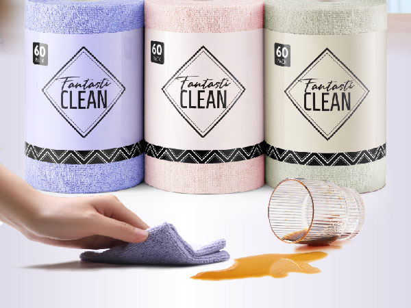 quick tear away cleaning cloth