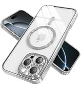 IAIYOXI Magnetic Clear Case for iPhone 16 Pro Max with Full Camera Lens Protection,Compatible wit...