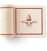 MY DRAP Cocktail Napkins 11 x 11 cm / 4.5" x 4.5" - (20 Per Roll, Recycled Cotton, Ceramic Xmas)