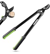 WORKPRO 27" Garden Bypass Lopper and Tree Trimmer, Heavy Duty Branch Cutter with 1.6" Cutting Cap...