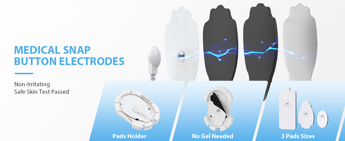 8 Reusable Electrode Pads