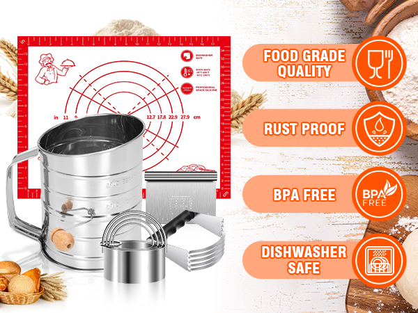 Stainless Steel Butter Pastry Cutter Tool