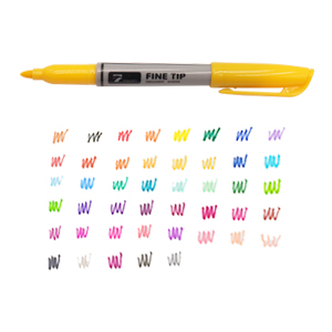 fine tip markers