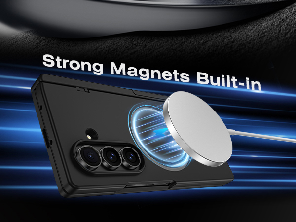 Maxdara for Z Fold 7 Magnetic Case with Kickstand