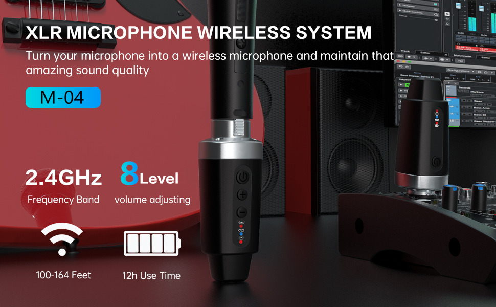 M-04 wireless transmitter and receiver
