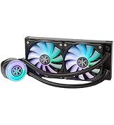 KINGCOOL Aqua Freeze AIO Cooler 240mm Radiator Liquid CPU Cooler RGB All-in-One Water Cooling Sys...
