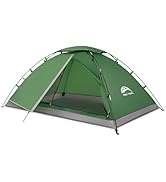 Happy Travel Backpacking Tent 1/2 Person Tents for Camping, Waterproof Easy Clip Setup Camping Te...