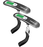Fosmon Digital Luggage Scale (2 Pack) Digitial LCD Display Backlight Baggage Scale with 110lbs Ca...