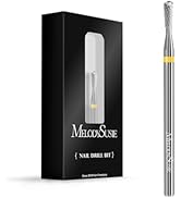 MelodySusie Cuticle Clean Nail Drill Bit 3/32'', Professional Safety Carbide Under Nail Cleaner N...