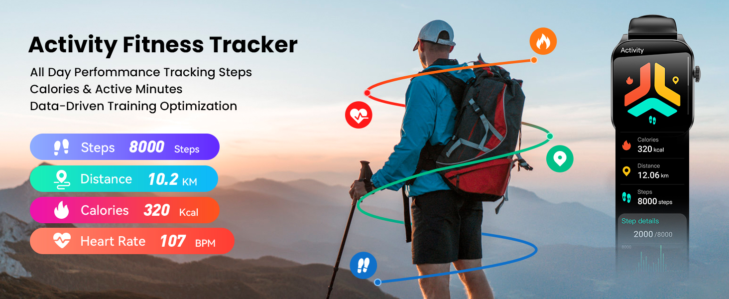 Fitness tracker watch