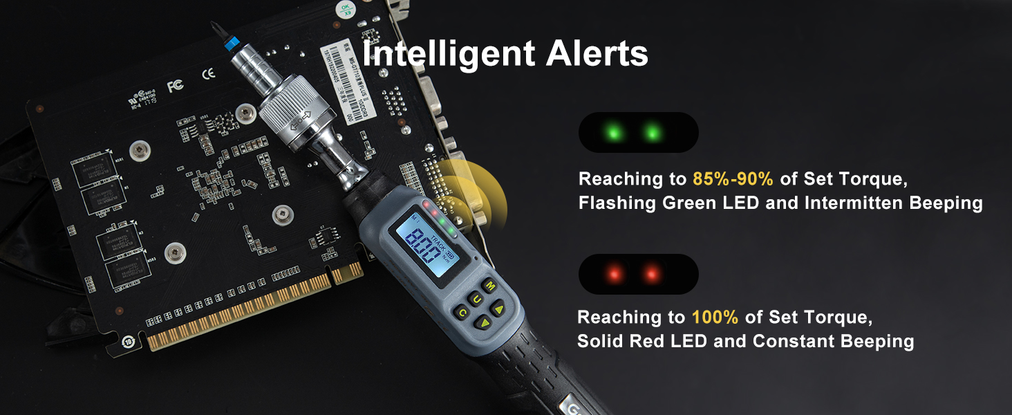 torque screwdriver with smart alerts