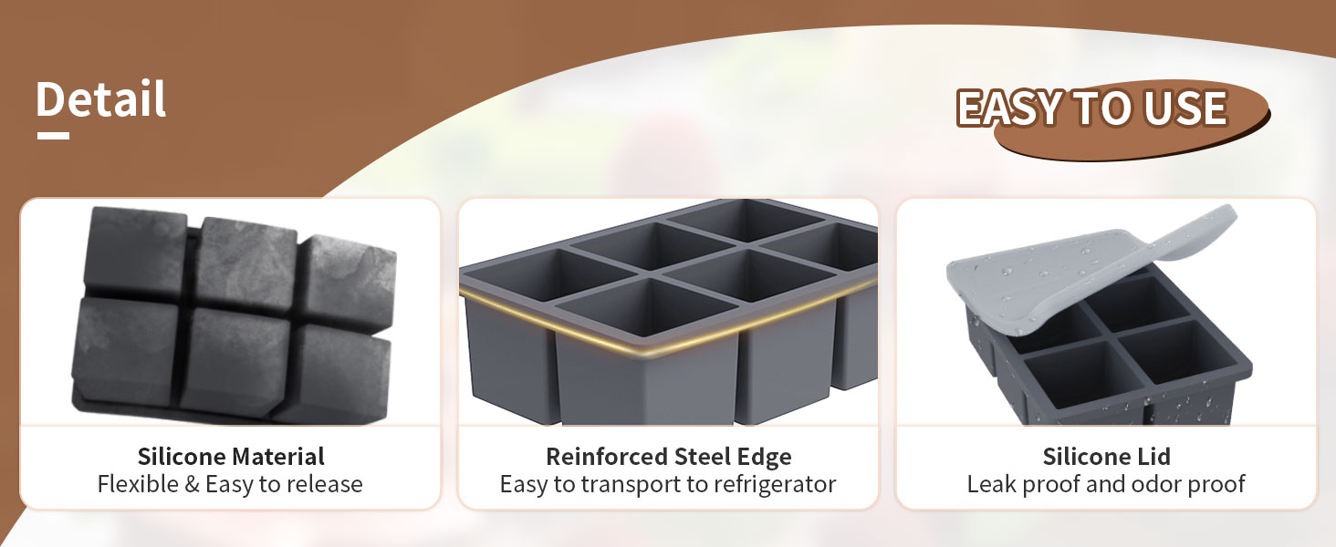 2 inch ice cube tray for whiskey