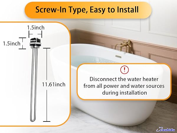 ao smith water heater element hot water heater element 4500 watt water heater element 100108283