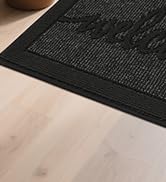 JSEI Door Mat 20"x 32",Absorbent Muddy Dirt Welcome Mat,Non-Slip Entryway Rugs Washable Indoor En...