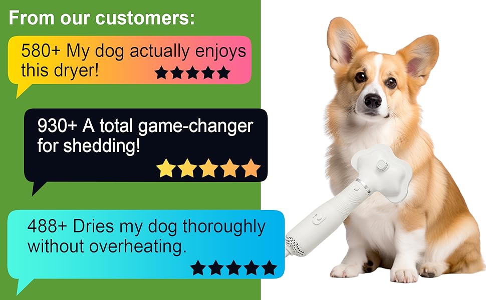 hair dryer blow dryer dog paw cleaner dog grooming kit dog grooming vacuum portable washer drye