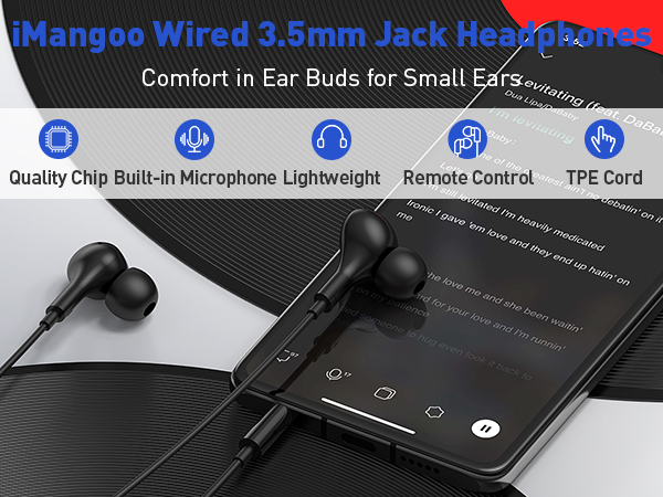 wired earbuds 3.5mm