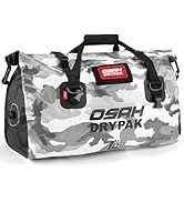 OSAH DRYPAK Waterproof Duffel Bag - Motorcycle Dry Bag Tail Bag with Large Storage Space, Waterpr...
