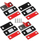 Cabinet Magnetic Catch Jiayi 4 Pack Ultra Thin Cabinet Door Magnets Stick on Drawer Magnets Cabin...