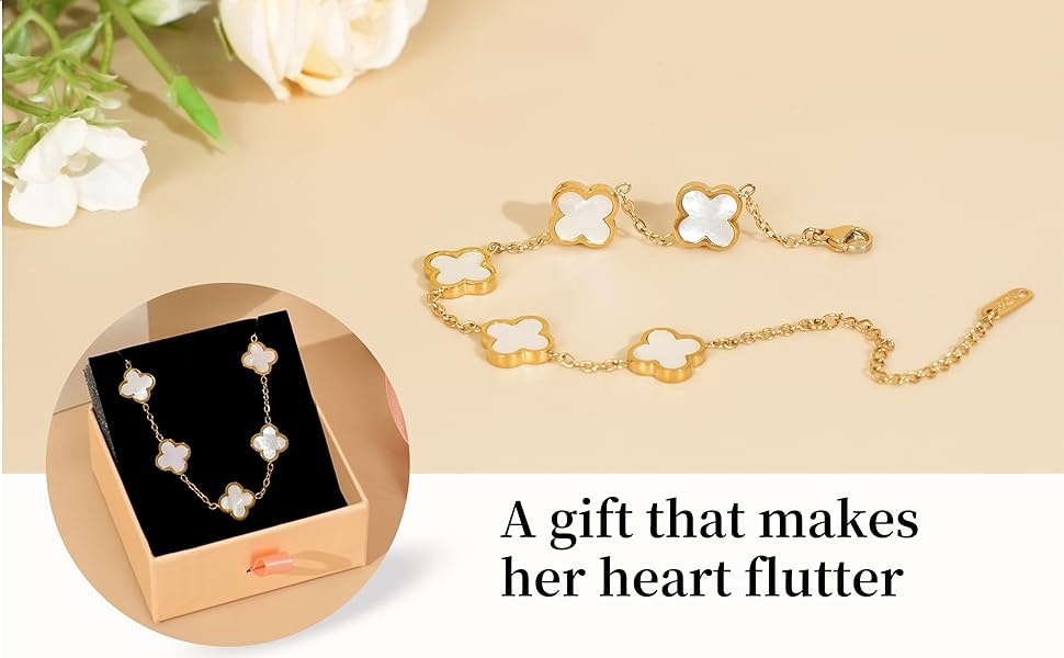 A gift that makesher heart flutter