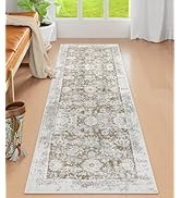Lahome Vintage Floral Kitchen Runner Rug, 2x6 Rug Runners for Hallways Non Slip Laundry Room Runn...