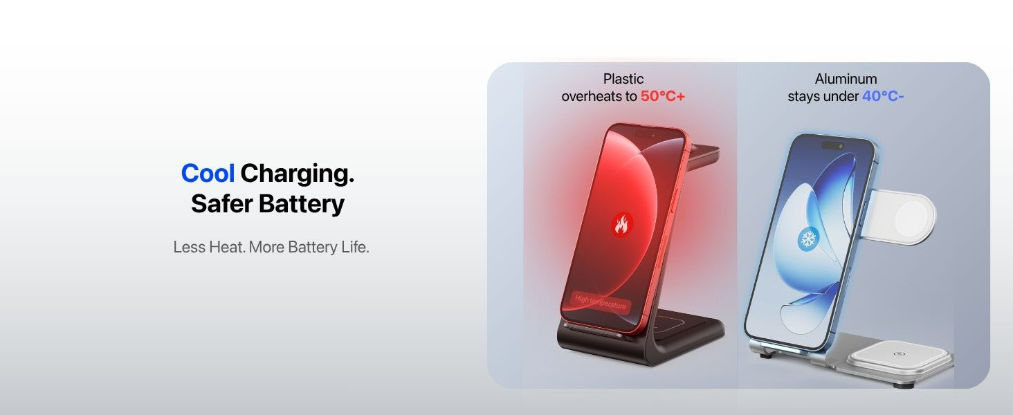 for iphone and watch charging station