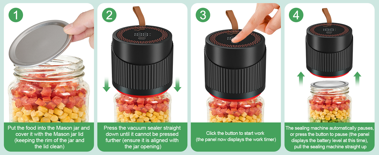 mason jar vacuum sealer kit