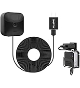 OLAIKE Wall Mount Bundle for Blink Sync Module 2 with Short Cable,16ft/5 m Power Cord, Adapter an...