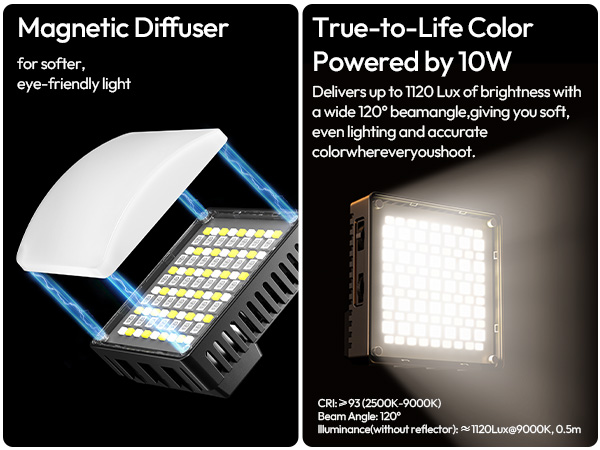 10WRGB LED Video Light