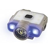 Claymore Capon 120D UV (Tan) - LED Rechargeable Clip-On Cap Headlamp, Lightweight Hat Light for C...