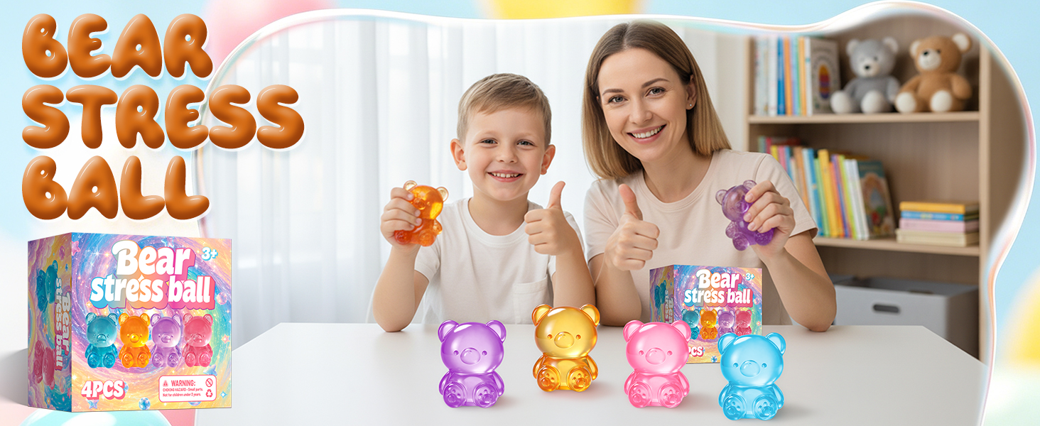 crystal bear squishy