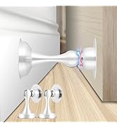 TOPTAKE Door Stoppers - Versatile and Durable Stainless Steel Door Stopper with Robust Magnetic C...