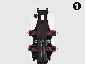 bicycle phone holder,iphone mount for atv,ATV phone holder heavy duty,motorcycle phnoe mount holder