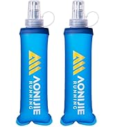 Azarxis TPU Soft Flask Collapsible Water Bottle Running Folding Gel Water Reservoir Handheld for ...