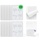 40 Packs Refill Card for Cube UV Light Fly Trap, Sticky Board Refills for LFSYS Plug-in Fly Trap