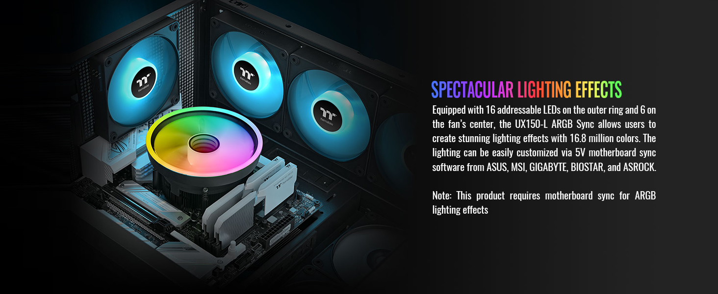 UX150-L ARGB Sync CPU Cooler