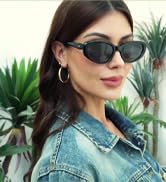 Fenshivo Trendy Polarized Sunglasses for Wormen UV400 Protection Cute Cat Eye Sun Glasses FS2527