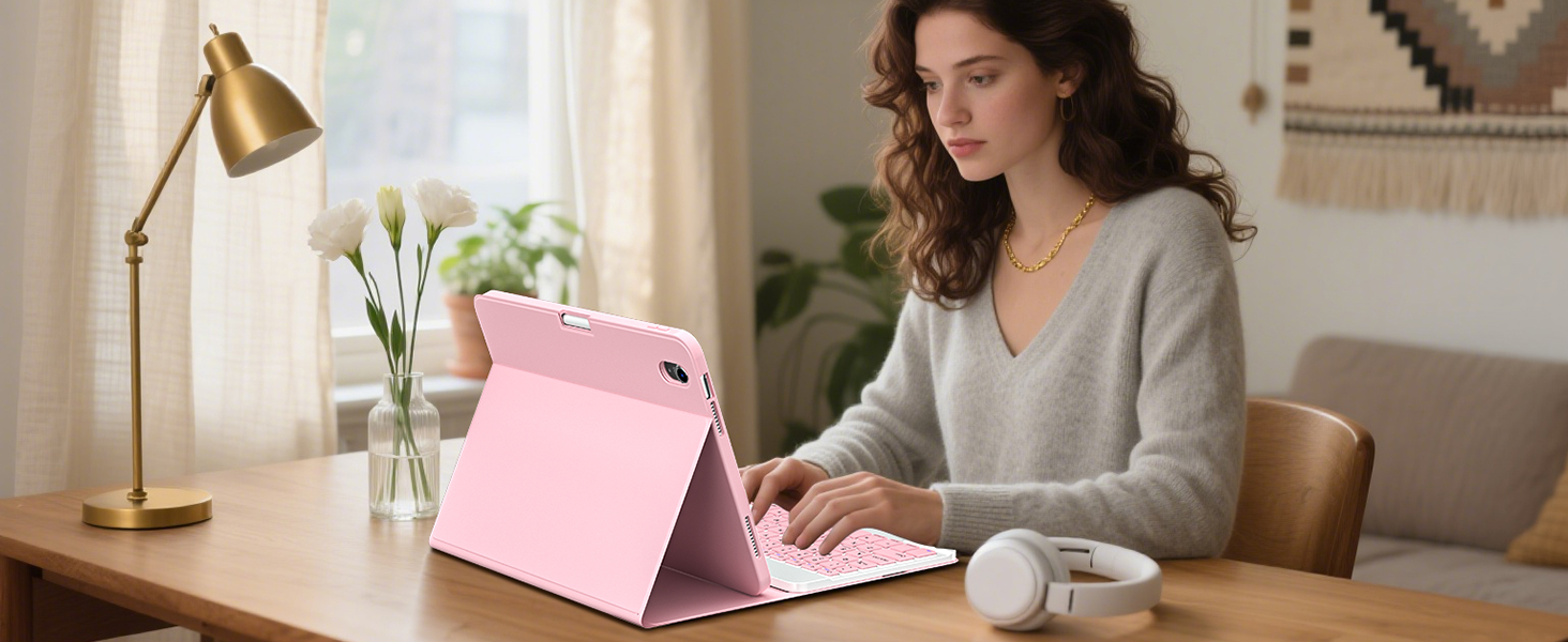 ipad a16 case with keyboard,ipad 10th generation case with keyboard,a16 ipad case with keyboard