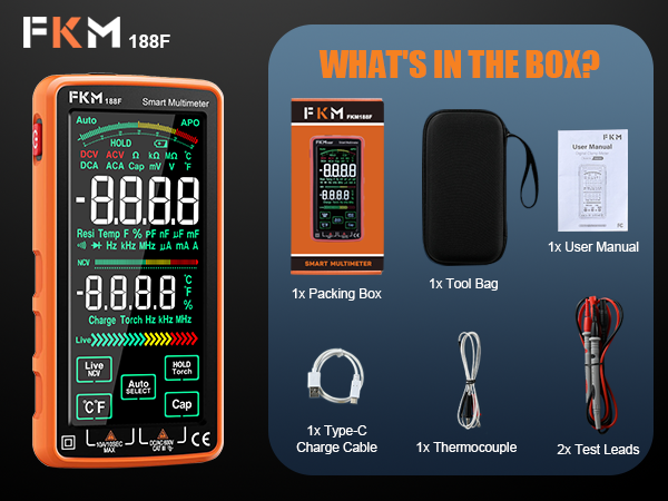 rechargeable multimeter