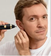 Nose Hair Trimmer for Men and Women,2025 Professional Painless IPX7 Waterproof Eyebrow &amp; Facial H...