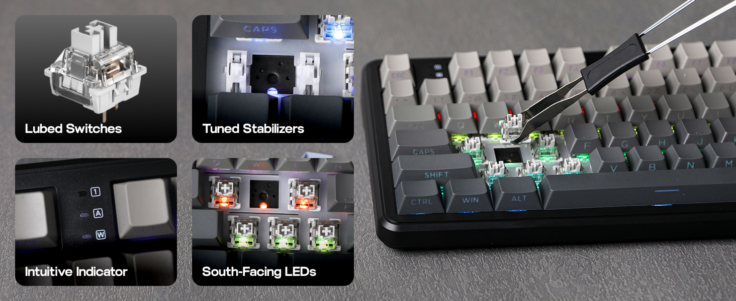 F108 Wireless Gaming Keyboard