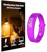 RITHEM Vibrating Alarm Clock Watch for Heavy Sleepers, Silent Wake Up Bracelet &amp; Smart Wristband,...