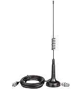 Bingfu CB Antenna 27MHz CB Radio Antenna Magnetic Base Handheld CB Antenna PL259 &amp; BNC Male Compa...