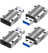IYUANEPRO USB Adapter - High-Speed USB C to USB 3.0 Adapter(4Pack, 10Gbps Transmission, Fast Char...