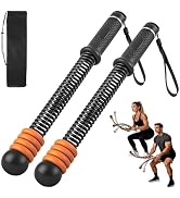 Ropeless Battle Ropes with Adjustable Weights Battle Ropes for Home Gym Exercise, 2PCS Weighted W...