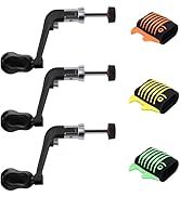 Fishing Reel Replacement Handle with Knob Covers, Spinning Casting Baitcaster Reel Grip Parts Uni...